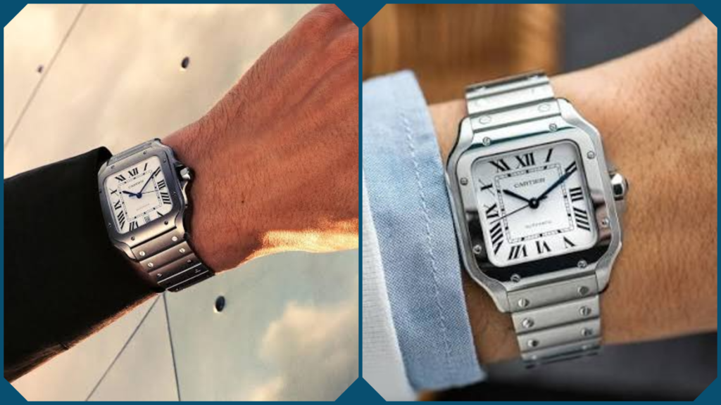 Hier ist ein starker, natürlicher Titel:Cartier Santos Herren: Die ikonische Luxusuhren für stilbewusste Männer cartier santos herren